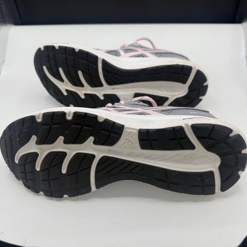ASICS Gray Pink Gel Contend 7 Lace Up Running Sneakers - Picture 7 of 9